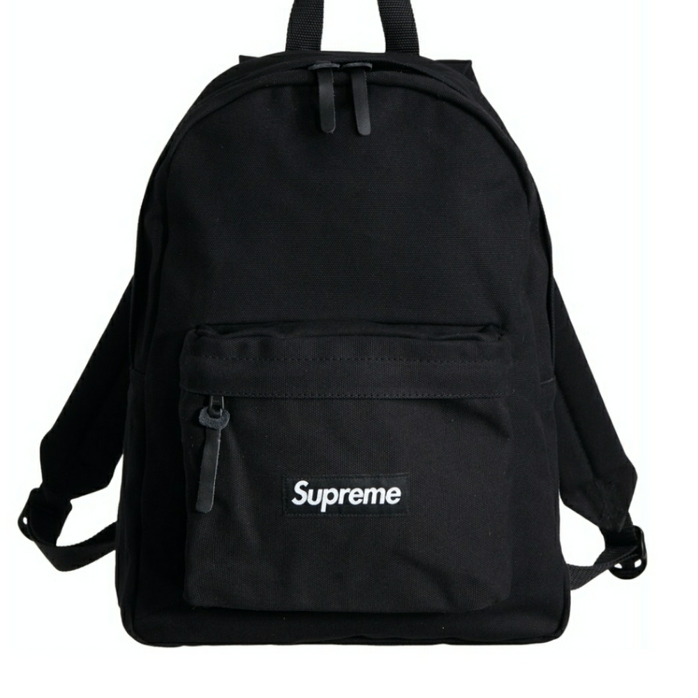 Supreme Canvas Backpack -Black